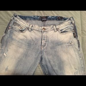 Silver~Boyfriend Jeans~16/29L